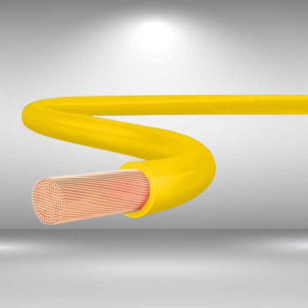 CABO FLEXÍVEL 2,5MM AMARELO 750V ROLO 100 METROS - SIL