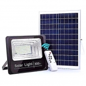 Refletor Solar 300W + Bateria + Controle Remoto