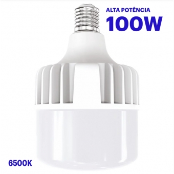 Lâmpada Bulbo Led - 100W - Alta Potência