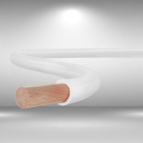 CABO FLEXÍVEL 2,5MM BRANCO 750V ROLO 100 METROS - SIL