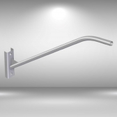 BRAÇO CURVO PARA LUMINÁRIA PÚBLICA - 1 Metro a 3 Metros