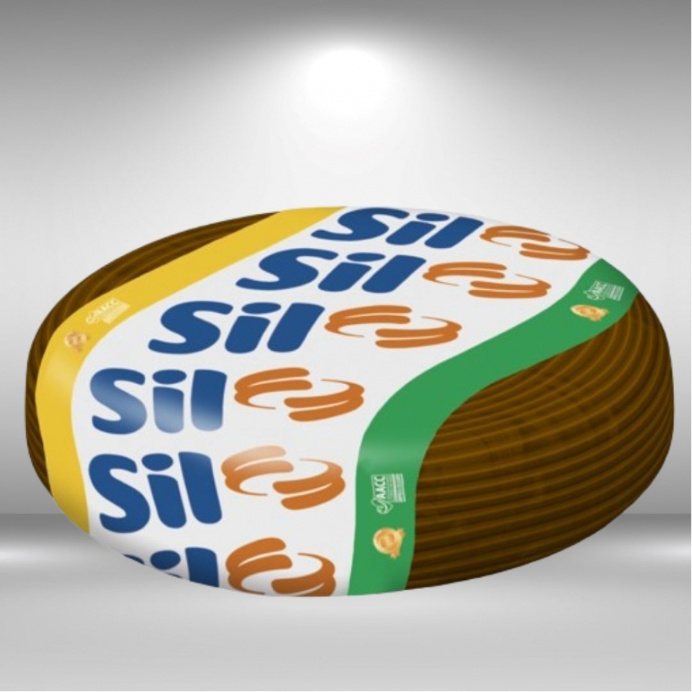 CABO FLEXÍVEL 2,5MM MARROM 750V ROLO 100 METROS - SIL