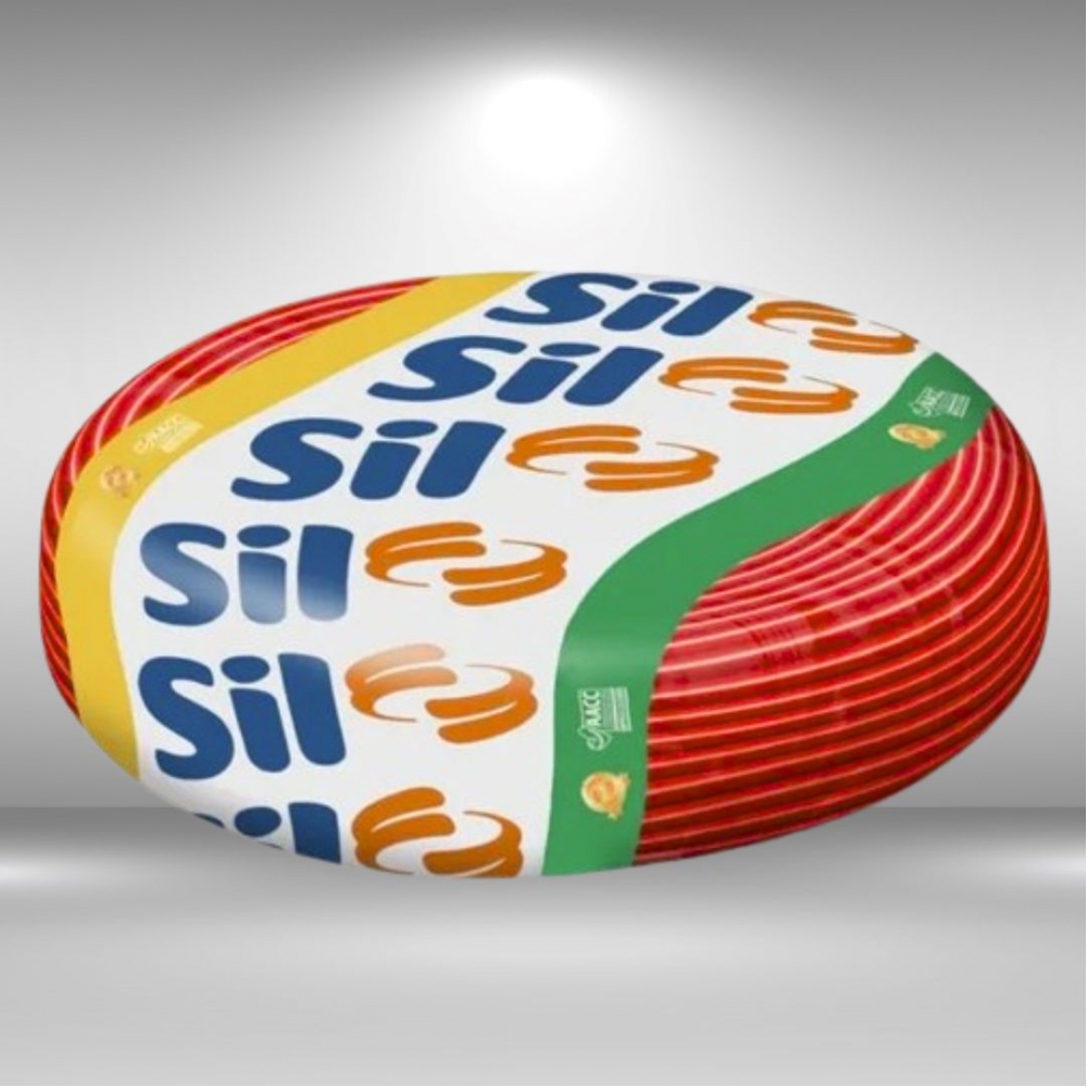 CABO FLEXÍVEL 2,5MM VERMELHO 750V ROLO 100 METROS - SIL