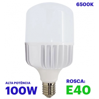 Lâmpada Bulbo Led - 100W - Alta Potência