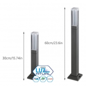 BALIZADOR LED DE JARDIM 30CM - 10W