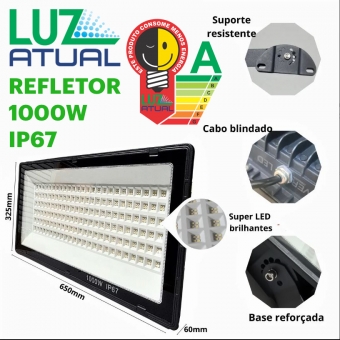Refletor LED IP67 - 1000W