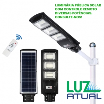 Luminária Pública - Solar - Controle Remoto